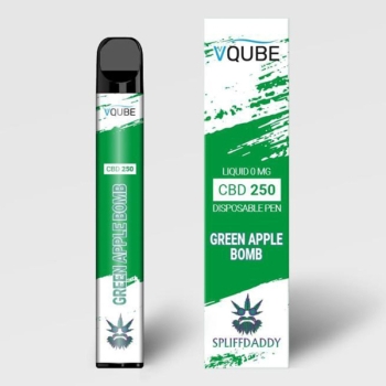 VQUBE Spliffdaddy CBD E-Shisha Vape Green Apple Bomb 700 Züge 2